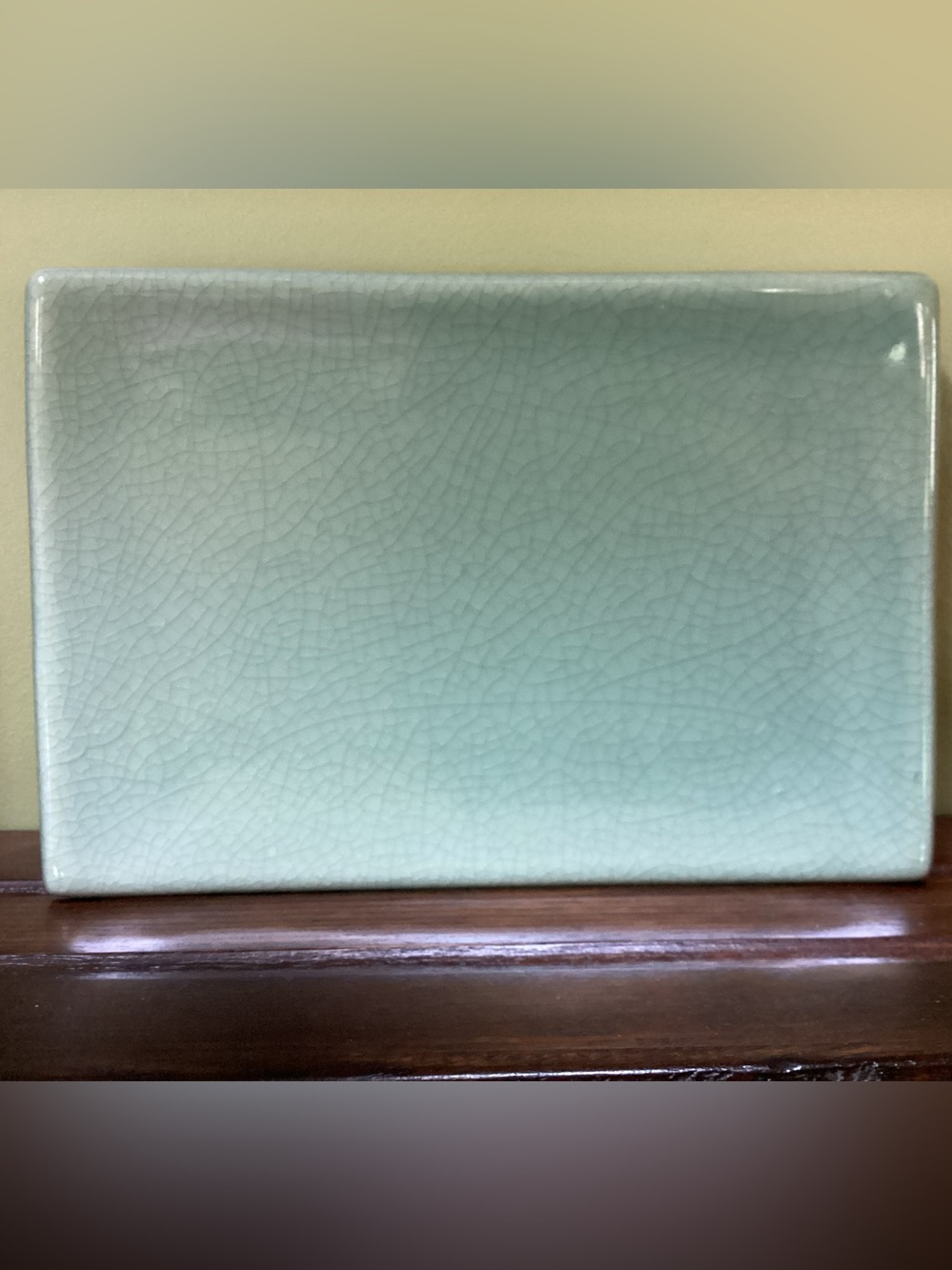 BIA Cordon Bleu celadon plate/platter